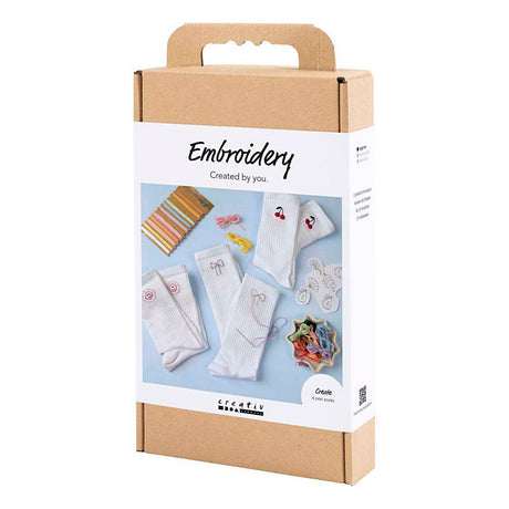 Kreativunternehmen https: www.cchobby.nl hobbyset-embroidery-socks-white-1-box