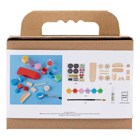 Creativ Company Mini-Hobby-Set Malen, Rennautos, bunt, 1 Box