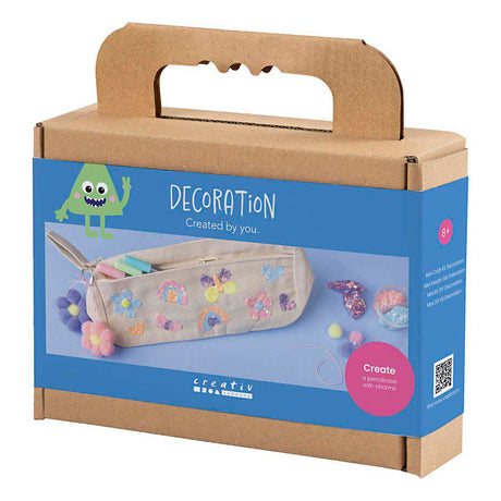 Creativ Company Mini-Hobby-Set Dekoration, Federmäppchen, Pastellfarben, 1 Box