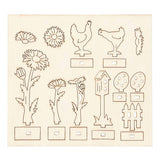 Creativ Company DIY Holzfiguren, L: 15,5 cm, B: 17 cm, Stärke 3 mm, 1 Box
