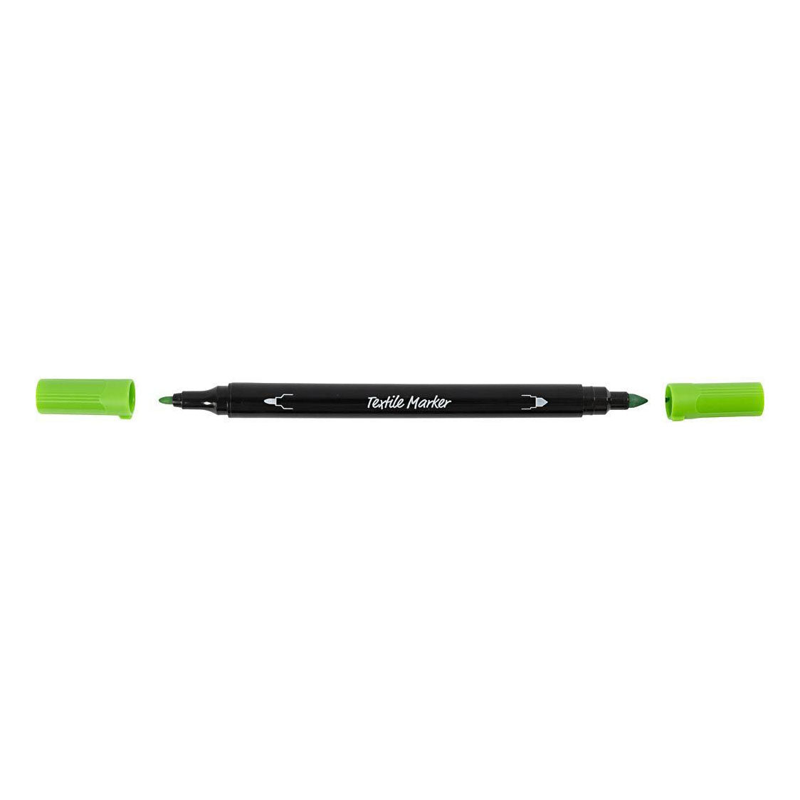 Doppelseitige farbige Textilmarker der Firma Creativ – 6 Stk.