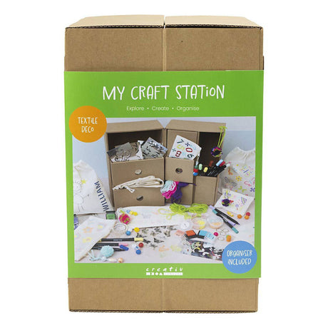 Creativ Company My Craft Station Textildekoration, verschiedene Farben, 1 Stück 1 Box