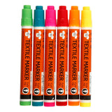 Kreativunternehmen https: www.cchobby.nl Textilmarker-Linienstärke-2-4-mm-Neonfarben-6-Stück-1-Box