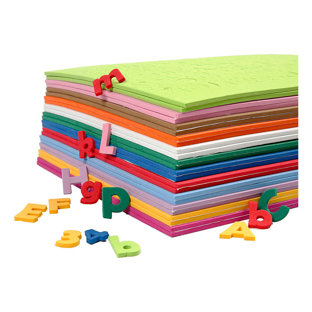 Kreativunternehmen https: www.cchobby.nl eva-foam-figures-letters-h-20-mm-thickness-3-mm-diverse-colours-24-div-vellen-1-doos