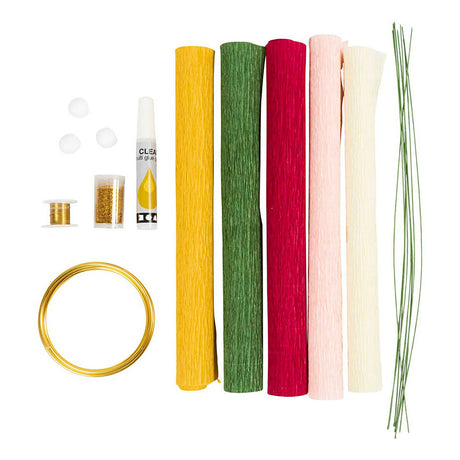 Creativ Company Hobby-Set Krepppapier, Kranz, Kreppverhältnis: 180 %, 1 Box