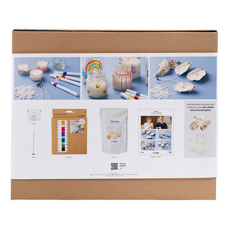 Creativ Company Kerzenherstellungs-Gruppenset, Kerzenhalter für Teelichter, 1 Box