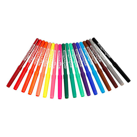 Colortime-Marker, Strichstärke 2 mm, verschiedene Farben, 18 Stück, 1 Box