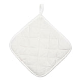 Creativ Company Topflappen, Größe 20x20 cm, 145 g, weiß, 4 Stück 1 Box