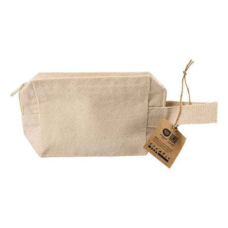 Creativ Company Kosmetiktasche, H: 10 cm, T: 5 cm, B: 14 cm, hell natur, 1 Stück