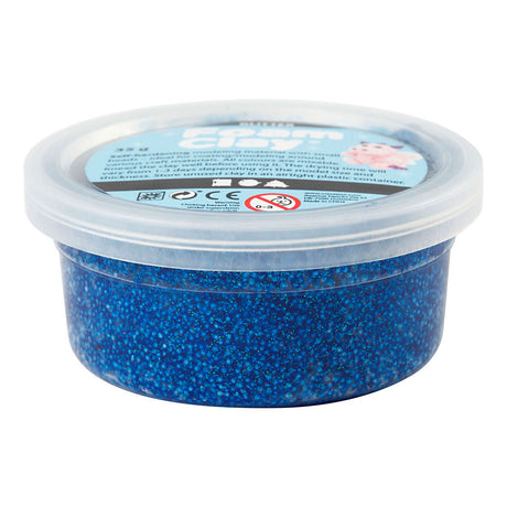 Foam Clay ®, Glitzer, blau, 35 gr 1 Box