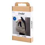 Creativ Company Häkel-Hobby-Set, stabile Tasche, olivgrün, 1 Box