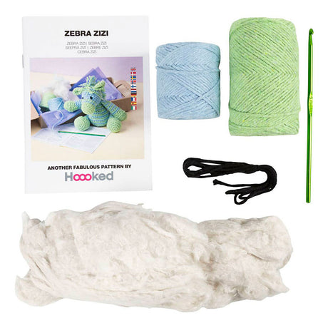Kreativunternehmen https: www.cchobby.nl hobbyset-amigurumi-zebra-light blue-light green-1-box