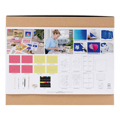 Creativ Company Starter-Hobby-Set Ölpastell, verschiedene Farben, 1 Box