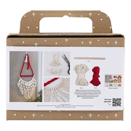 Https: www.cchobby.nl mini-hobbyset-macrame-christmas-red-off-white-1-doos