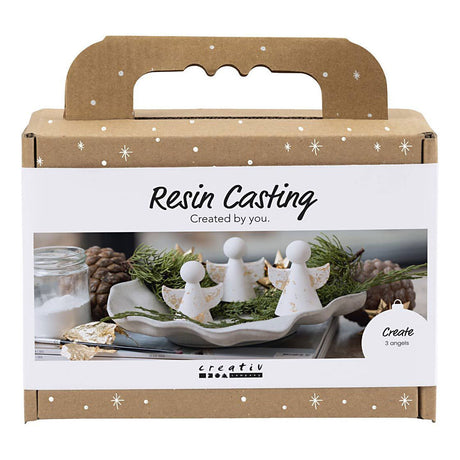 Creativ Company Mini-Hobby-Set zum Gießen von Engeln aus Kunstharz