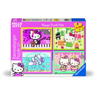 Puzzle Hallo Kitty 4 in 1 100 Teile | 2 Stk