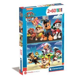 Clementoni Puzzle Paw Patrol, 2x60tlg.
