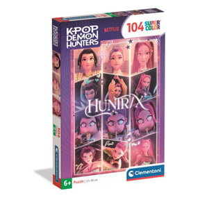 Clementoni kpop demon hunters 2 puzzel 104 stukjes | 2 stuks