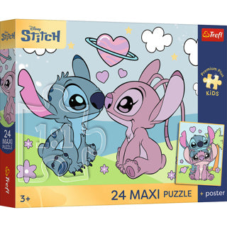 Trefl puzzel dromen met stitch 24 maxi | 2 stuks