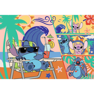 Trefl puzzel stitch stranddag 100 stuks | 3 stuks