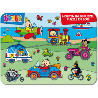 Bumba-Puzzle - Holzeinlegepuzzle - Fahrzeuge