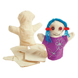 Färbungen – dekorieren Sie Ihre eigenen Handpuppen, 12er-Set