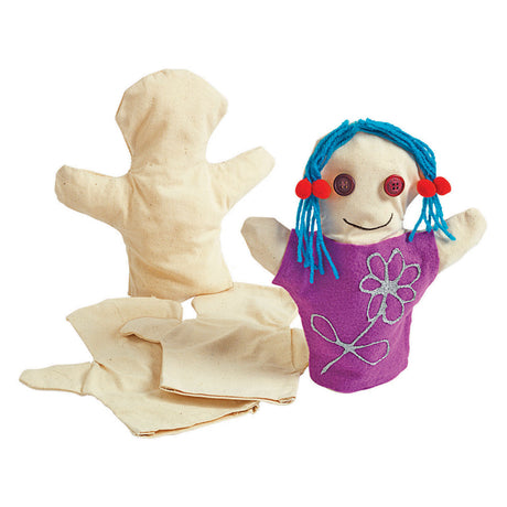 Färbungen – dekorieren Sie Ihre eigenen Handpuppen, 12er-Set