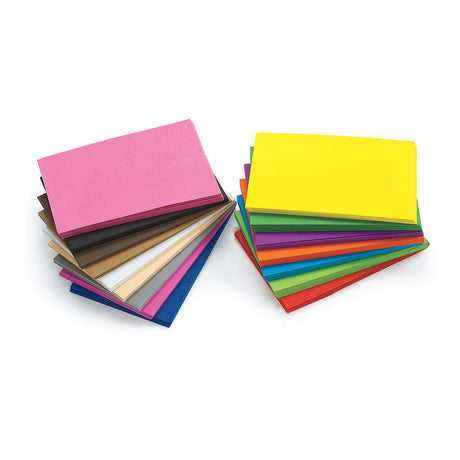 Colorationen - Schaumstoffpapier-Superpack, 100 Blatt (16 Farben)