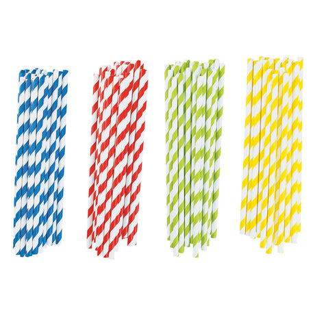 Colorations - farbige Bastelstrohhalme, 100 Stk. (4 Farben)
