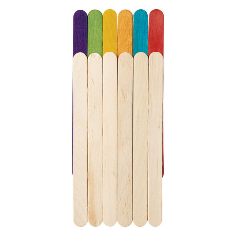 Colorations - farbige Bastelstäbchen aus Holz, 1000 Stk.
