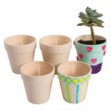 Farben – dekorieren Sie Ihren eigenen Keramik-Blumentopf. 12er-Set