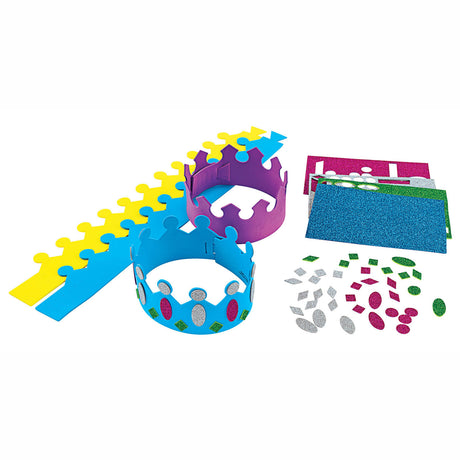 Colorations-Bastelpaket zur Herstellung von Kronen, 16-tlg.