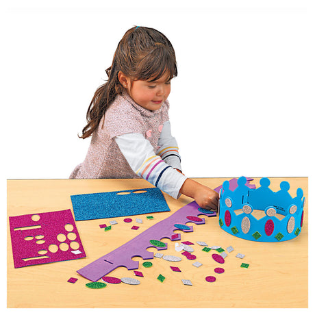 Colorations-Bastelpaket zur Herstellung von Kronen, 16-tlg.