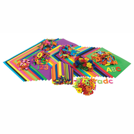 Colorations - Klassenzimmer-Bastelset aus Schaumstoff, 914-tlg.