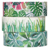Colorations - Washi Tape Pflanzen 3 Rollen, 5 mtr.