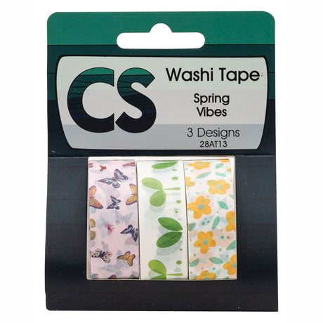 Colorations - Washi Tape Frühling 3 Rollen, 5 mtr.