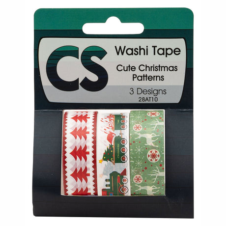 Colorations - Washi Tape Weihnachten 3 Rollen, 5 mtr.