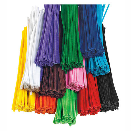 Colorationen - Chenilledrahtfarbe 12 Farben, 600 Stk.