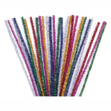 Colorationen - Chenilledraht-Glitzer, 100 Stk.