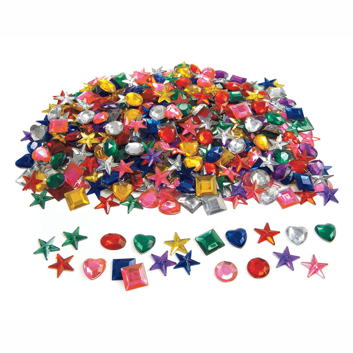 Colorationen glitzernde Strassformen, 570 Stück.