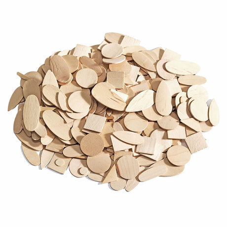 Färbungen - geografische Holzformen, 1000 Stück.