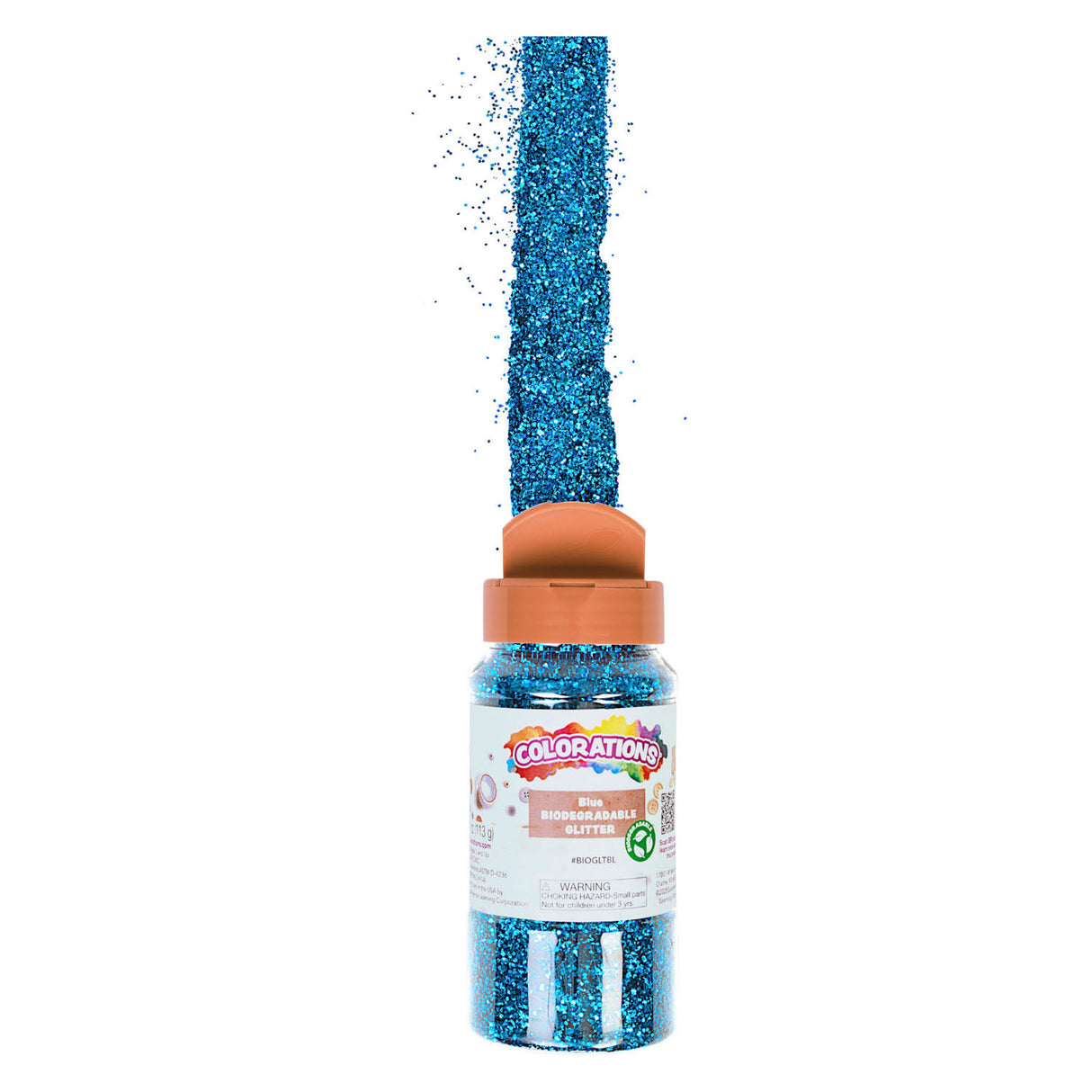 Färbung - organischer Abbaubarer Glitzer - Blau, 113 Gramm