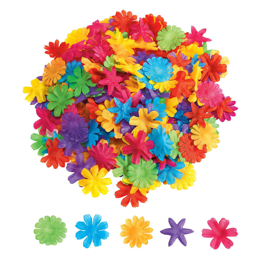 Färbungen - Buntes Stoffblumen, 300st.