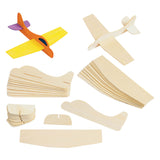 Färbung - Herstellung von Holzmodellflugzeugen, 12 -Set von 12