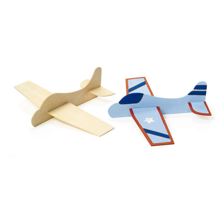 Färbung - Herstellung von Holzmodellflugzeugen, 12 -Set von 12