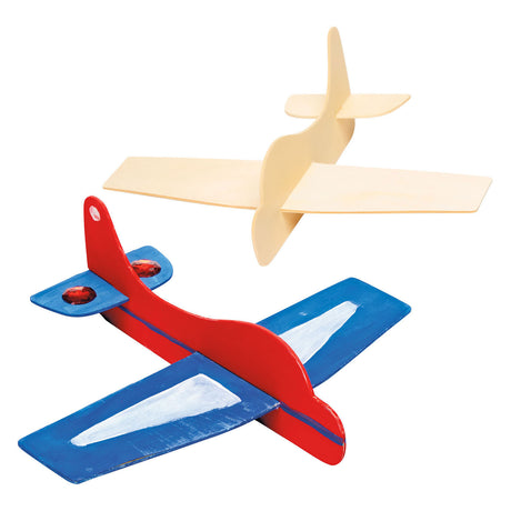 Färbung - Herstellung von Holzmodellflugzeugen, 12 -Set von 12