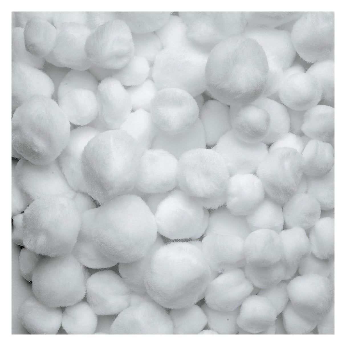 Farbgebiete - POM POMS WEISS, 100..