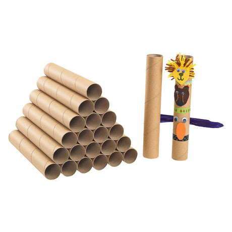 Colorations – lange, stabile Recycling-Bastelrollen, 24 Stück.