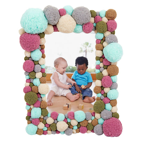 Färbung - Pom Poms natürliche Farbtöne und Farbe, 300st.
