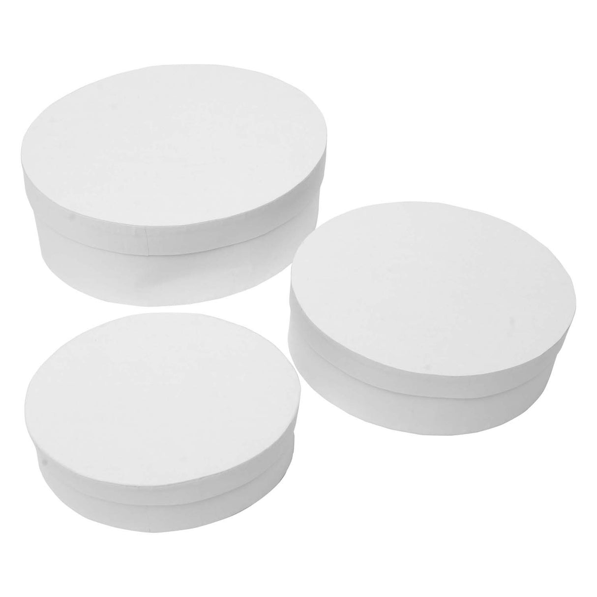 Colorations - Pappmaché-Boxen oval, 3 Stk.